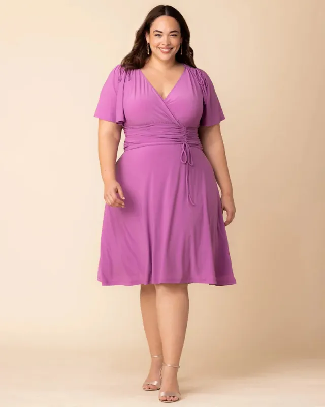 Jemma Ruched Tie Dress - Sale! sold by Kiyonna