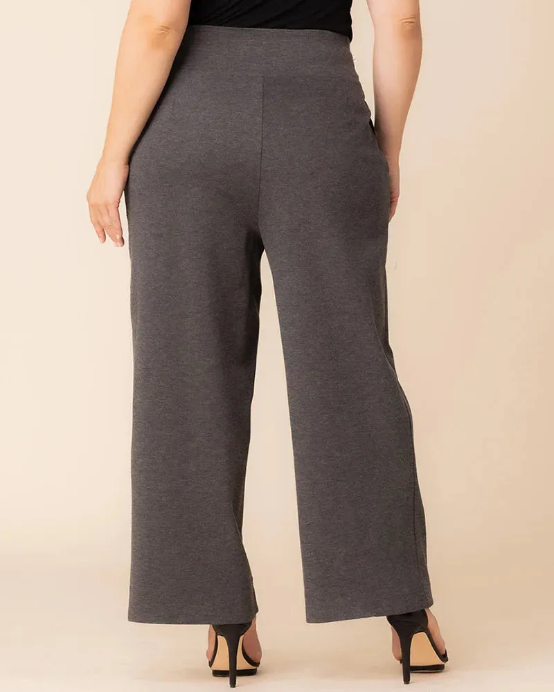 Polished Ponte Pants - Sale! sold by Kiyonna product image thumbnail 3