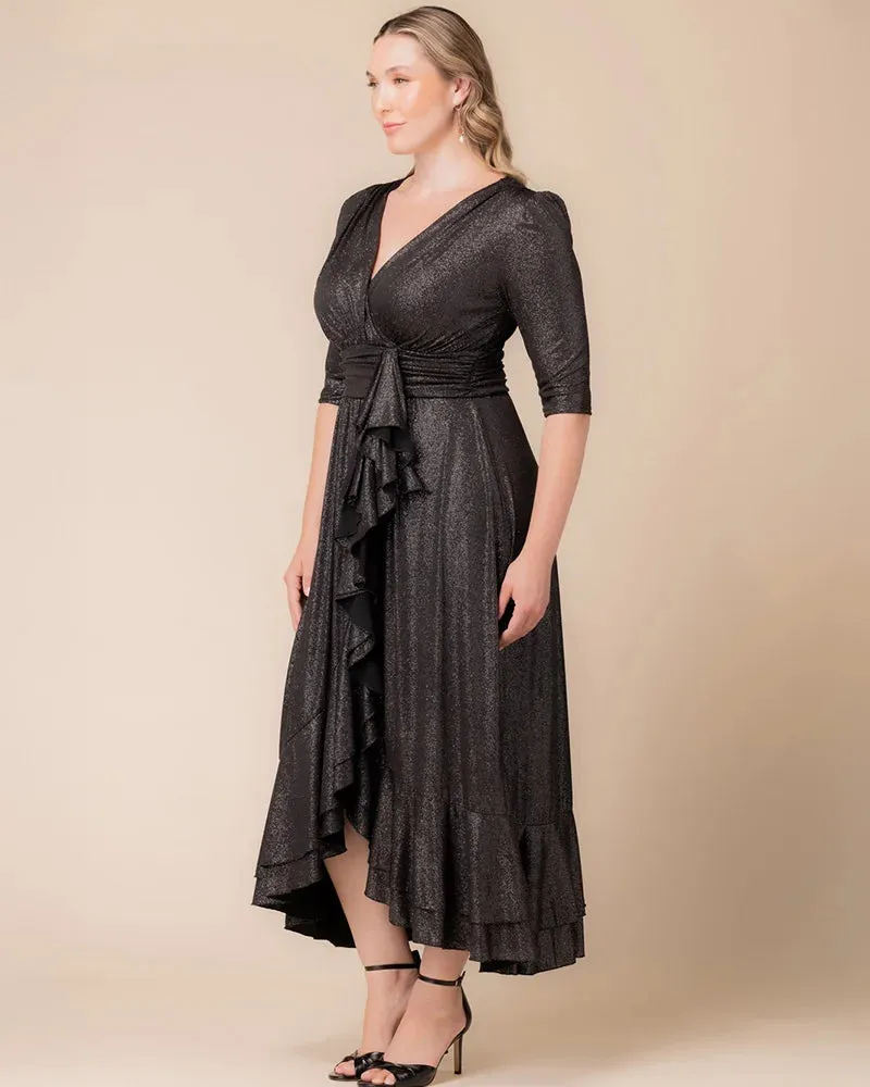 Glimmer Ruffle Evening Gown sold by Kiyonna product image thumbnail 4