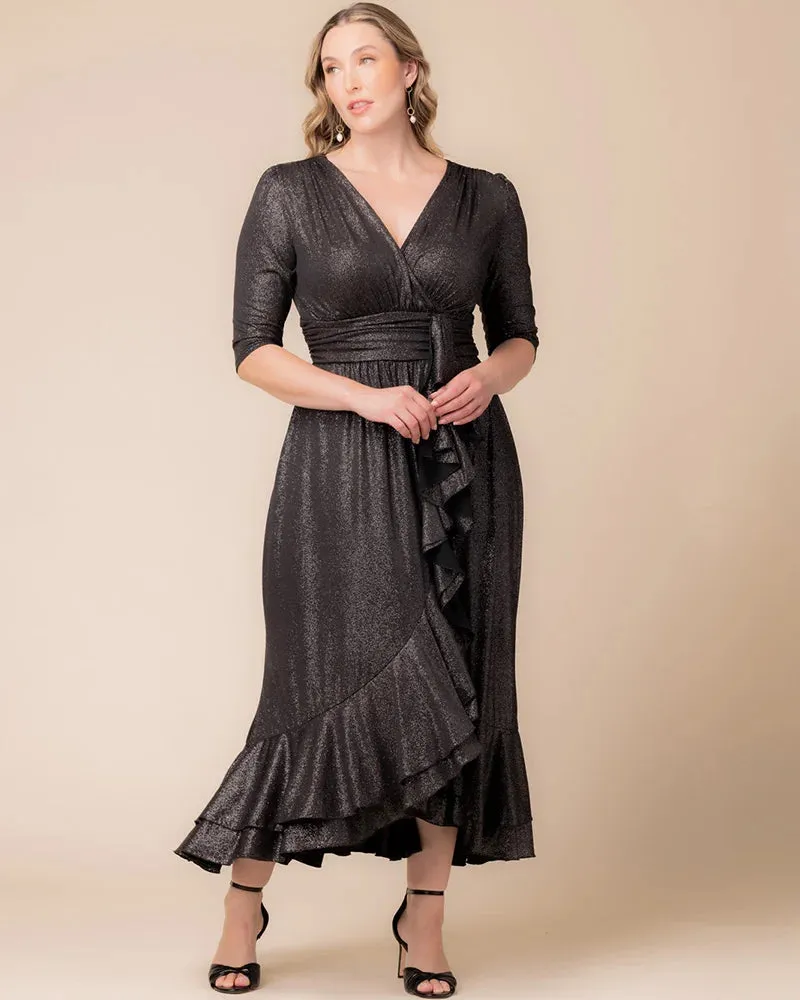 Glimmer Ruffle Evening Gown sold by Kiyonna product image thumbnail 2