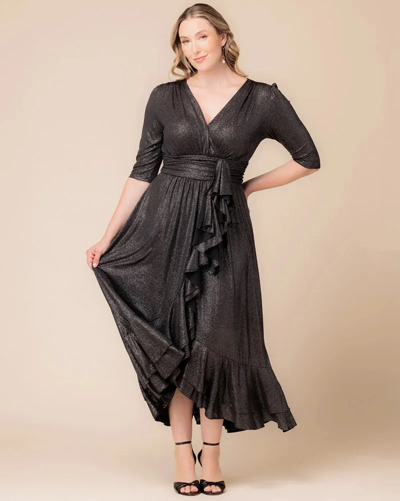 Glimmer Ruffle Evening Gown sold by Kiyonna product image thumbnail 3