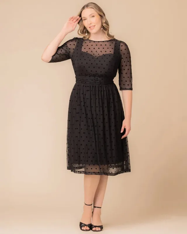 Vita Midi Cocktail Dress made by Kiyonna