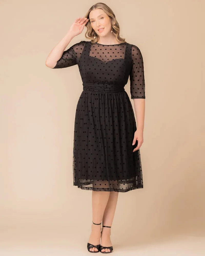 Vita Midi Cocktail Dress sold by Kiyonna