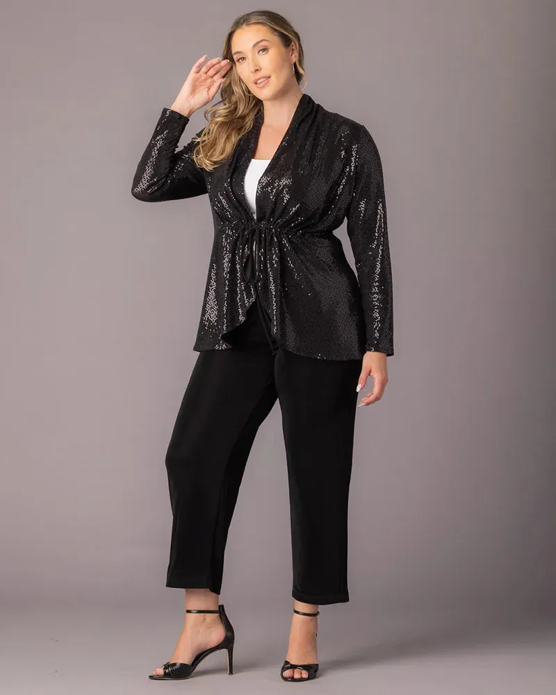 Glitz and Glam Sequin Cardigan sold by Kiyonna product image thumbnail 5