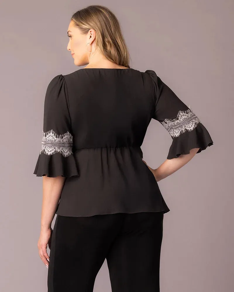 Chateau Lace Trim Top sold by Kiyonna product image thumbnail 4