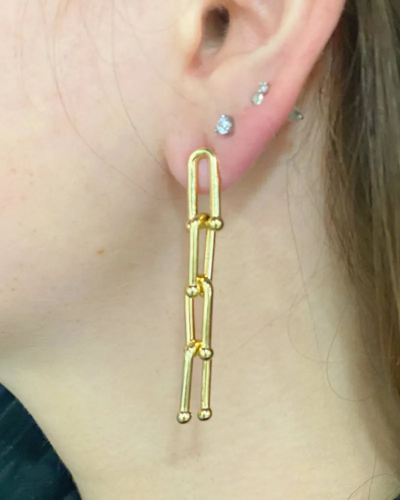 Love Links Earrings sold by Kiyonna product image thumbnail 2