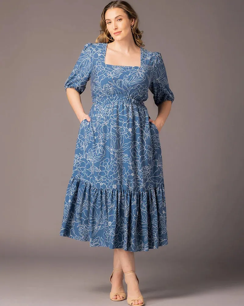 Bailey Square Neck Maxi Dress sold by Kiyonna product image thumbnail 2