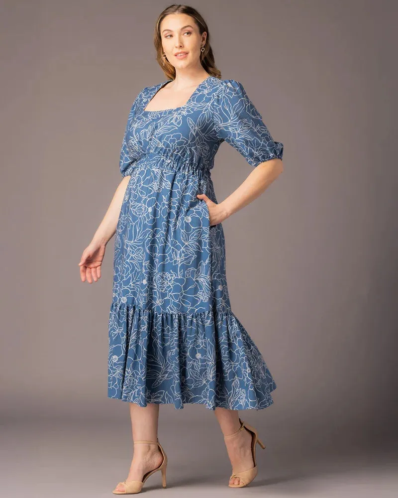 Bailey Square Neck Maxi Dress sold by Kiyonna product image thumbnail 3