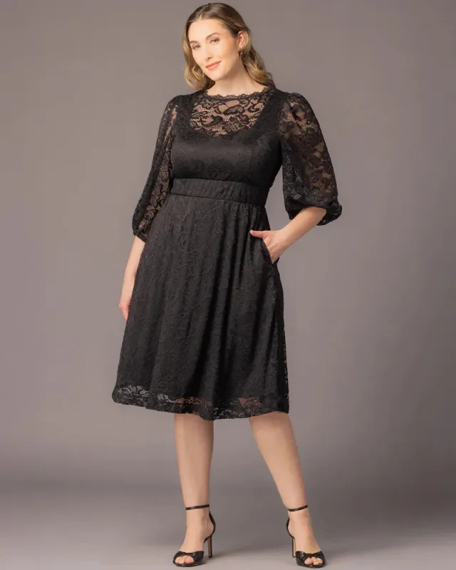 Hepburn Lace Cocktail Dress made by Kiyonna