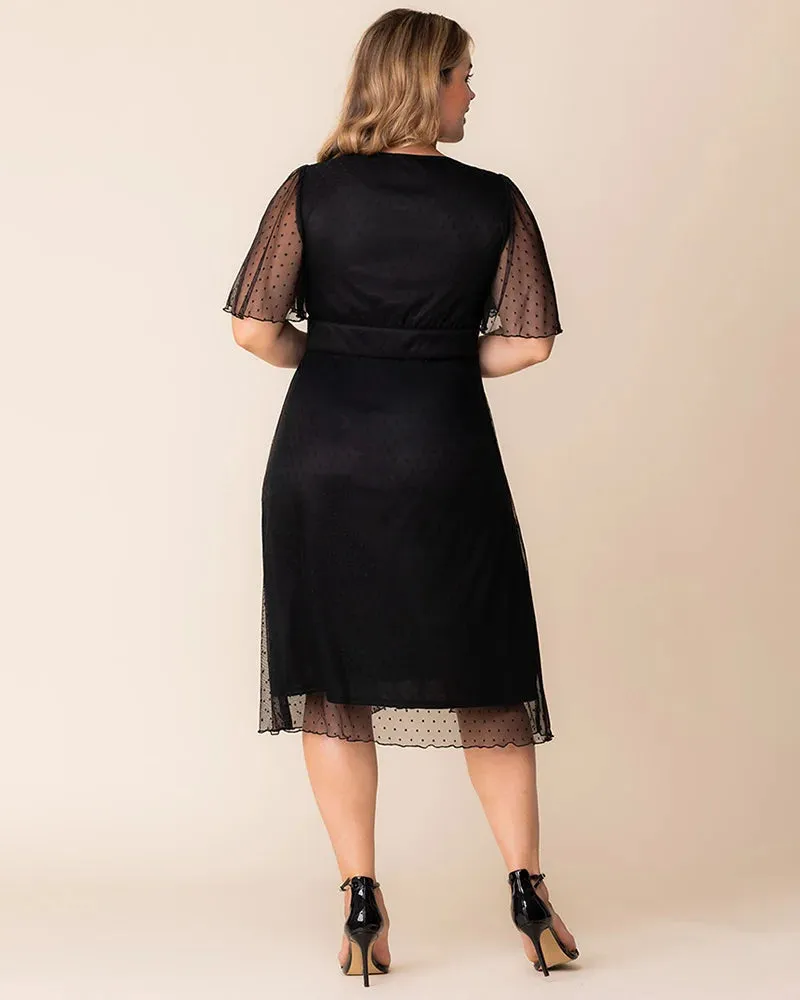 Margot Mesh Midi Cocktail Dress - Sale! sold by Kiyonna product image thumbnail 4