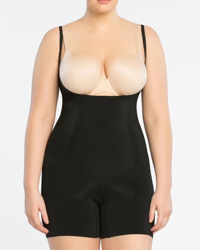 OnCore Open-Bust Mid-Thigh Bodysuit by SPANX sold by Kiyonna
