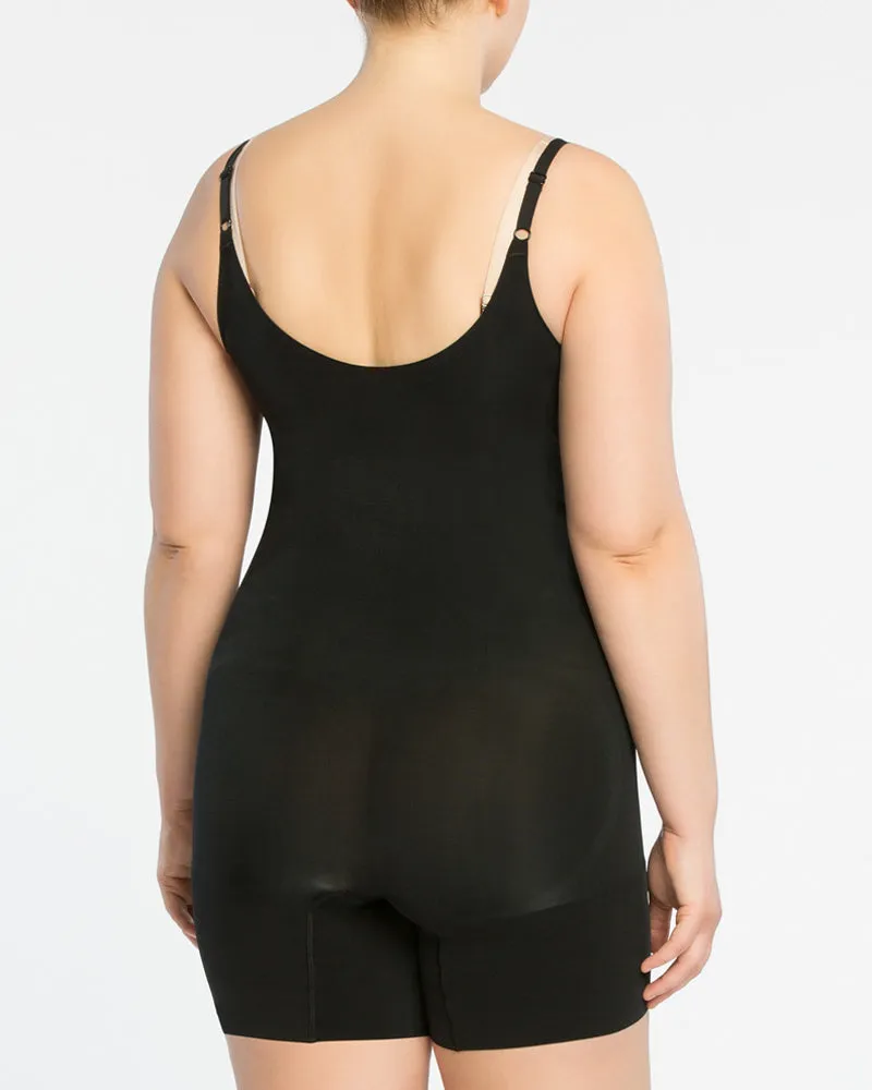 OnCore Open-Bust Mid-Thigh Bodysuit by SPANX sold by Kiyonna product image thumbnail 3