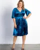 Fit and Flair Velvet Dress - Final Sale! sold by Kiyonna