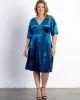 Fit and Flair Velvet Dress - Final Sale! sold by Kiyonna