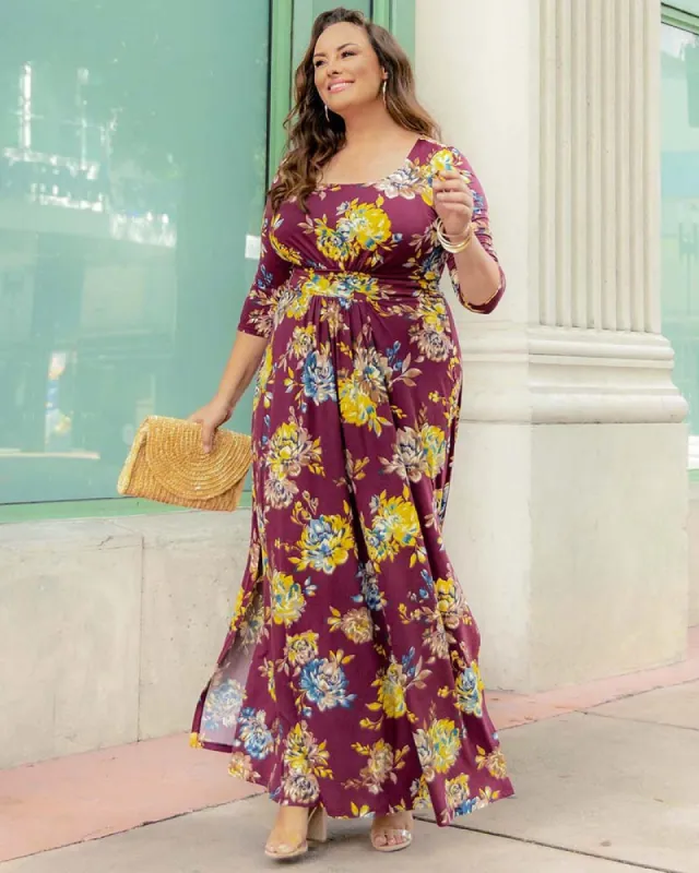 Maya Maxi Dress - Final Sale! sold by Kiyonna