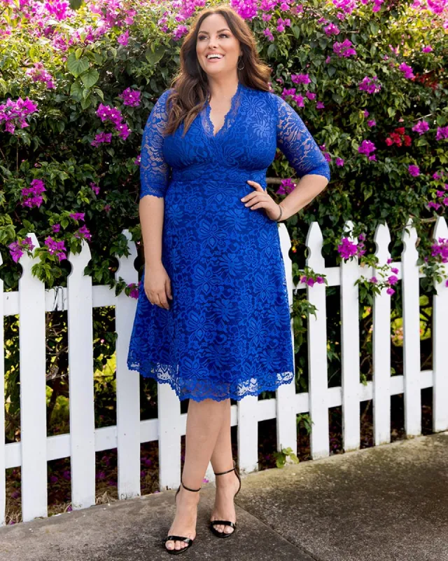 Mademoiselle Lace Cocktail Dress - Sale! sold by Kiyonna