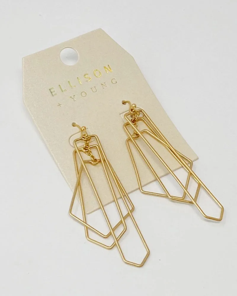 Shapes Overlay Earrings sold by Kiyonna product image thumbnail 3