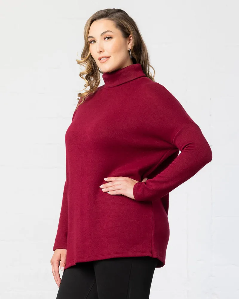 Paris Turtleneck Tunic Sweater - Sale! sold by Kiyonna product image thumbnail 2