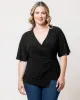 Stella Faux Wrap Top - Sale! sold by Kiyonna