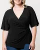 Stella Faux Wrap Top - Sale! sold by Kiyonna