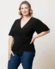 Stella Faux Wrap Top - Sale! sold by Kiyonna