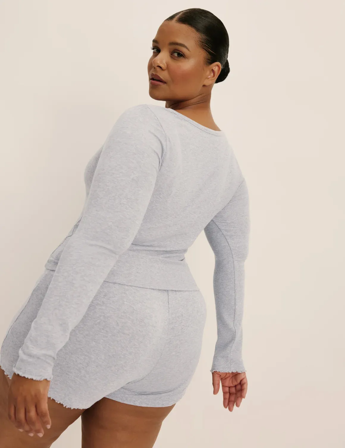 Modal Rib Henley Sleep Set sold by knix product image thumbnail 3