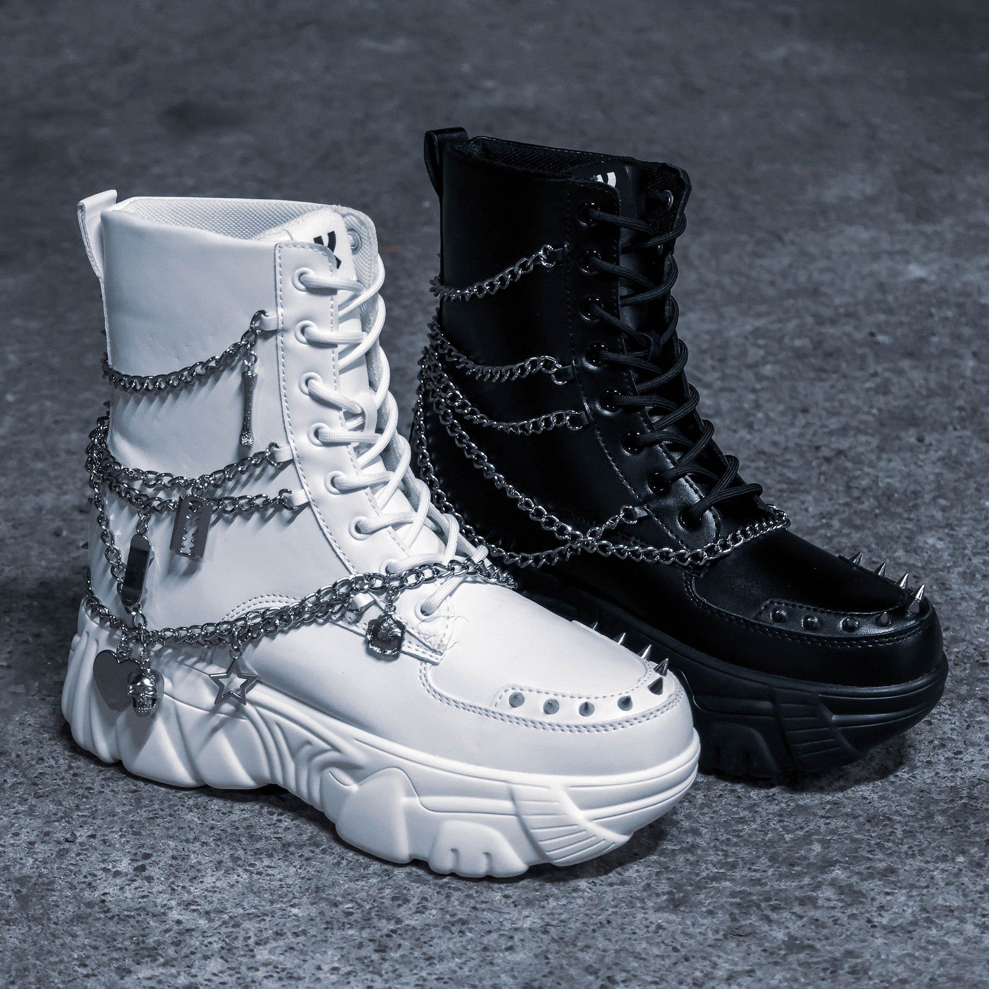 Boned Catch Black Mystic Charm Boots sold by Koi Footwear product image thumbnail 4