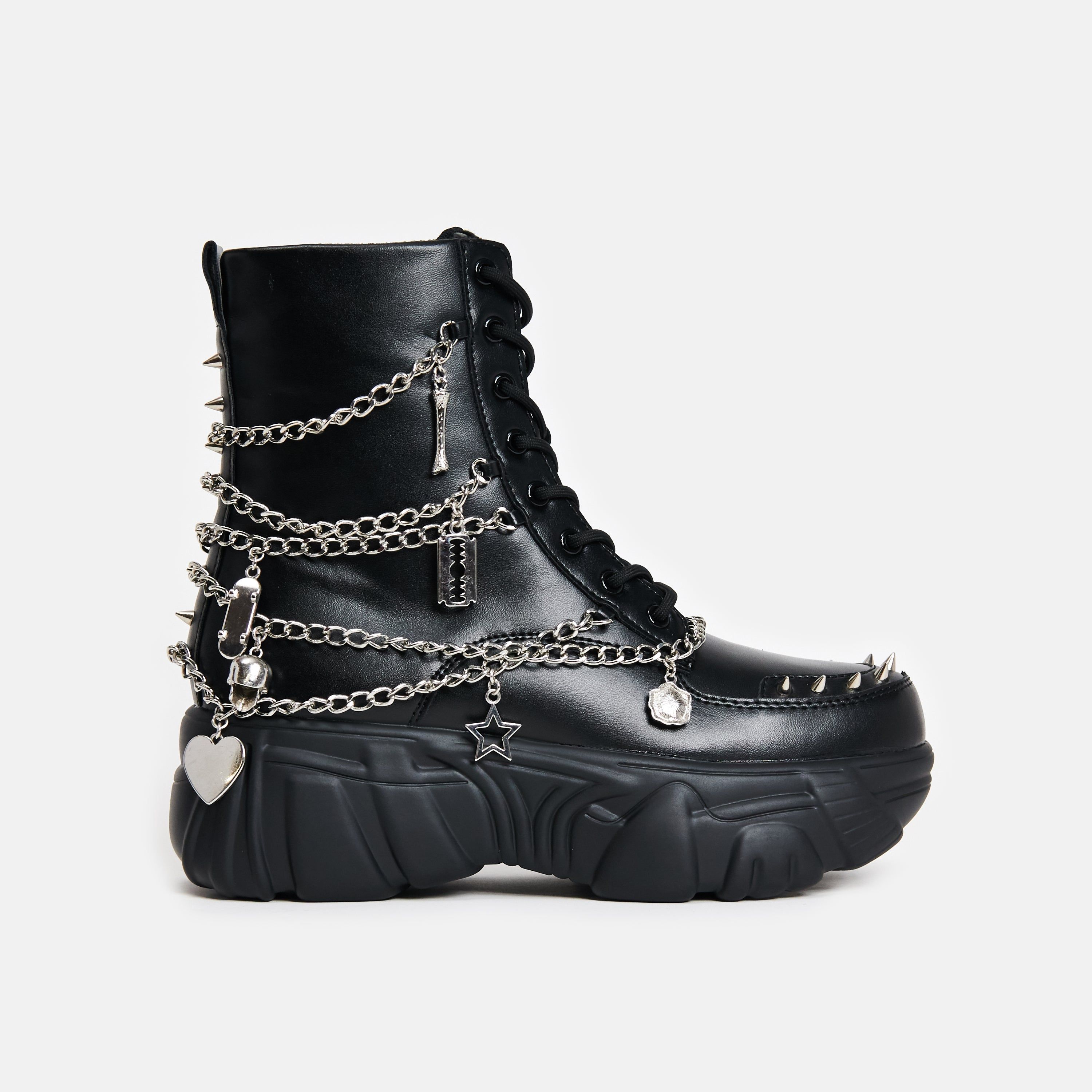 Boned Catch Black Mystic Charm Boots sold by Koi Footwear product image thumbnail 2