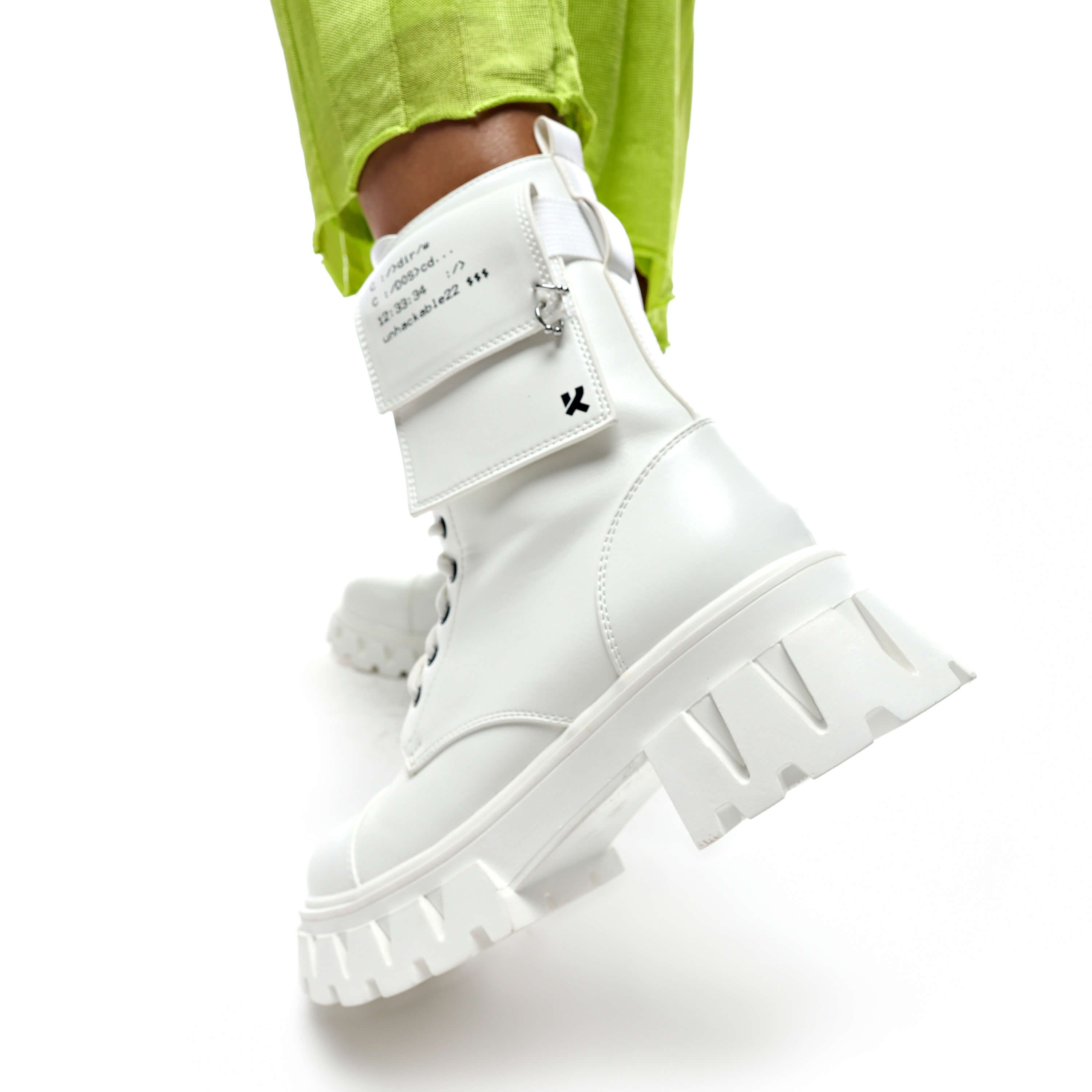Banshee White Boots sold by Koi Footwear product image thumbnail 5