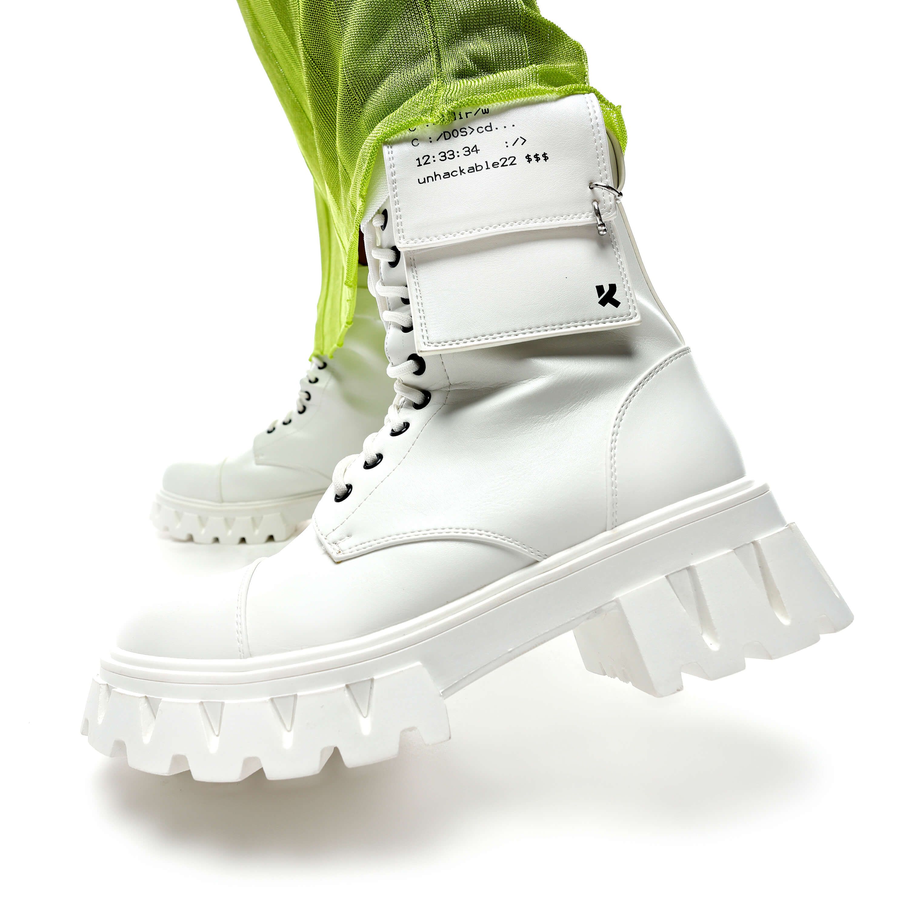 Banshee White Boots sold by Koi Footwear product image thumbnail 3