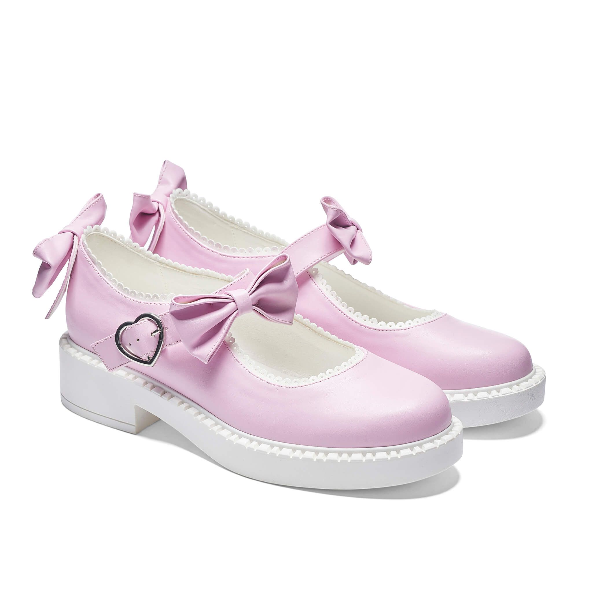 Fairy Lace Doily Mary Janes - Baby Pink sold by Koi Footwear product image thumbnail 3