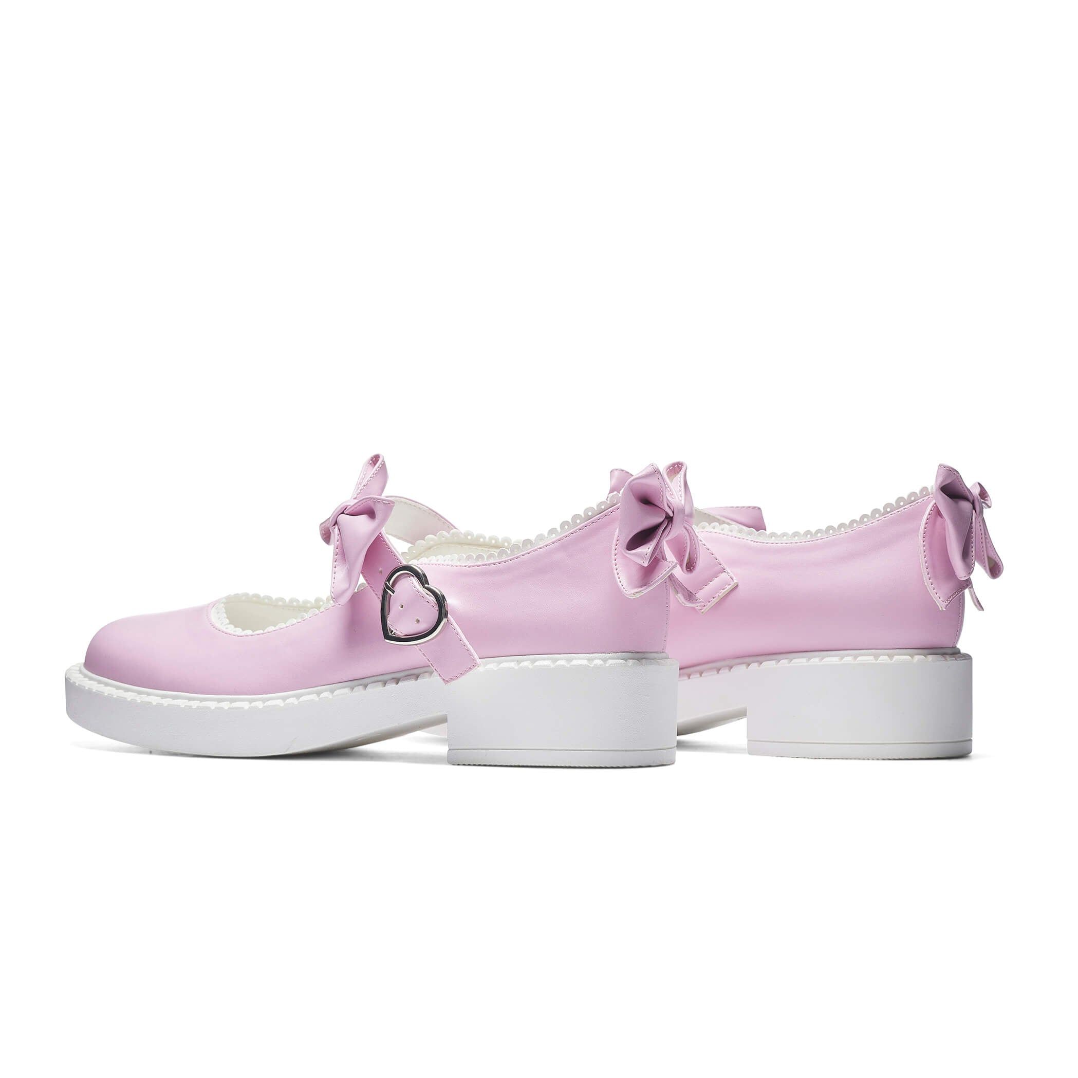 Fairy Lace Doily Mary Janes - Baby Pink sold by Koi Footwear product image thumbnail 4