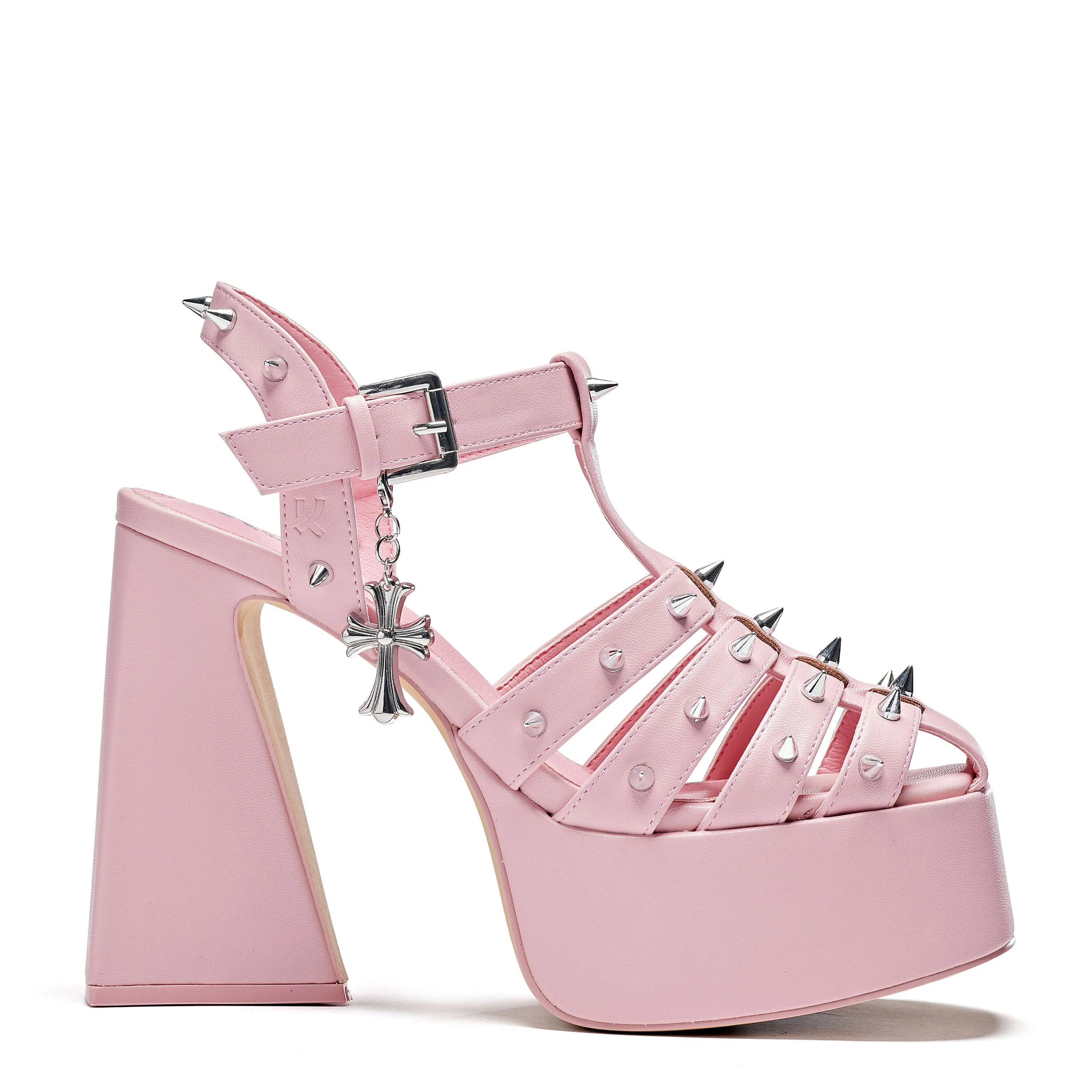 Angel Mist Pink Platform Heels sold by Koi Footwear product image thumbnail 2