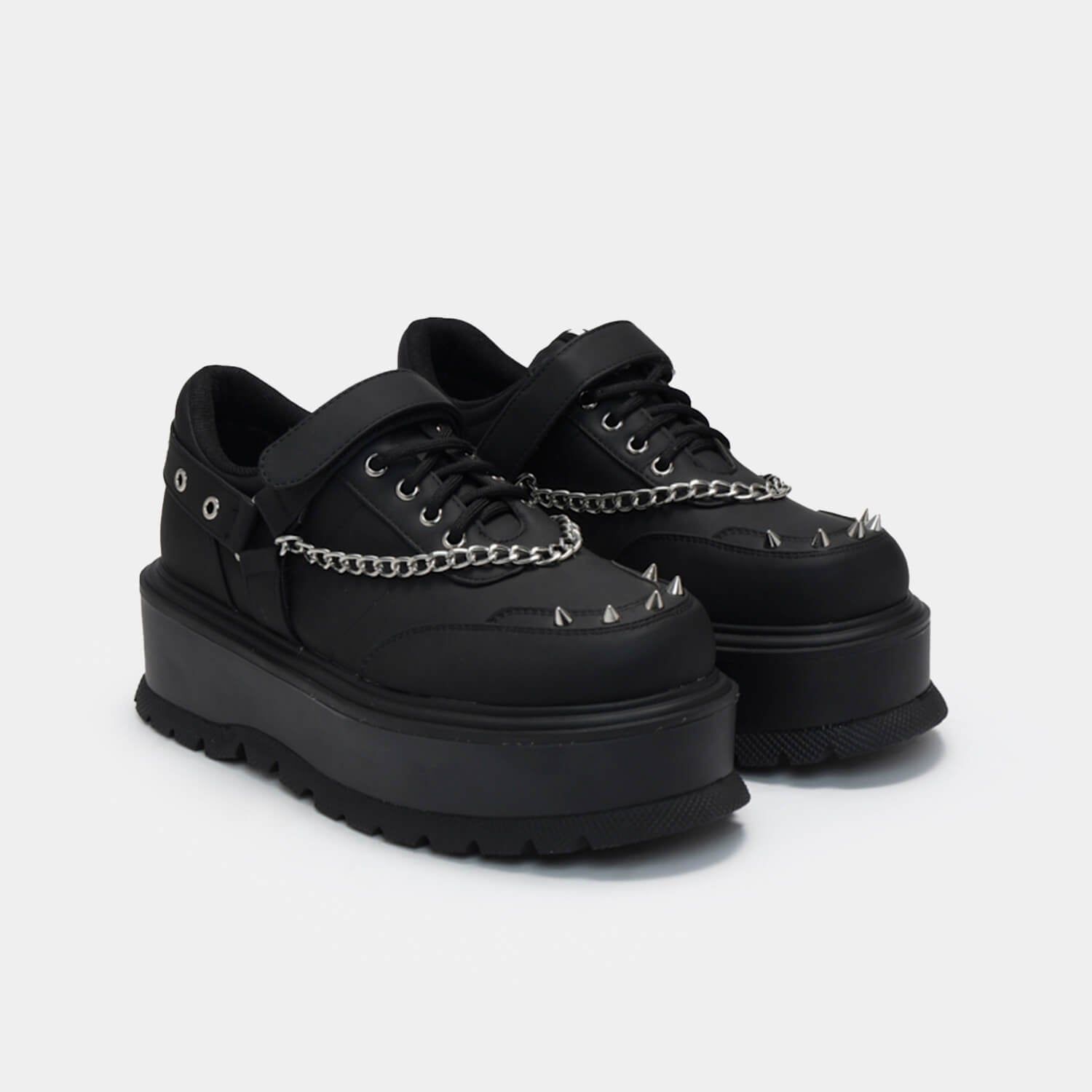 Retrograde Rebel Black Platform Shoes sold by Koi Footwear product image thumbnail 3