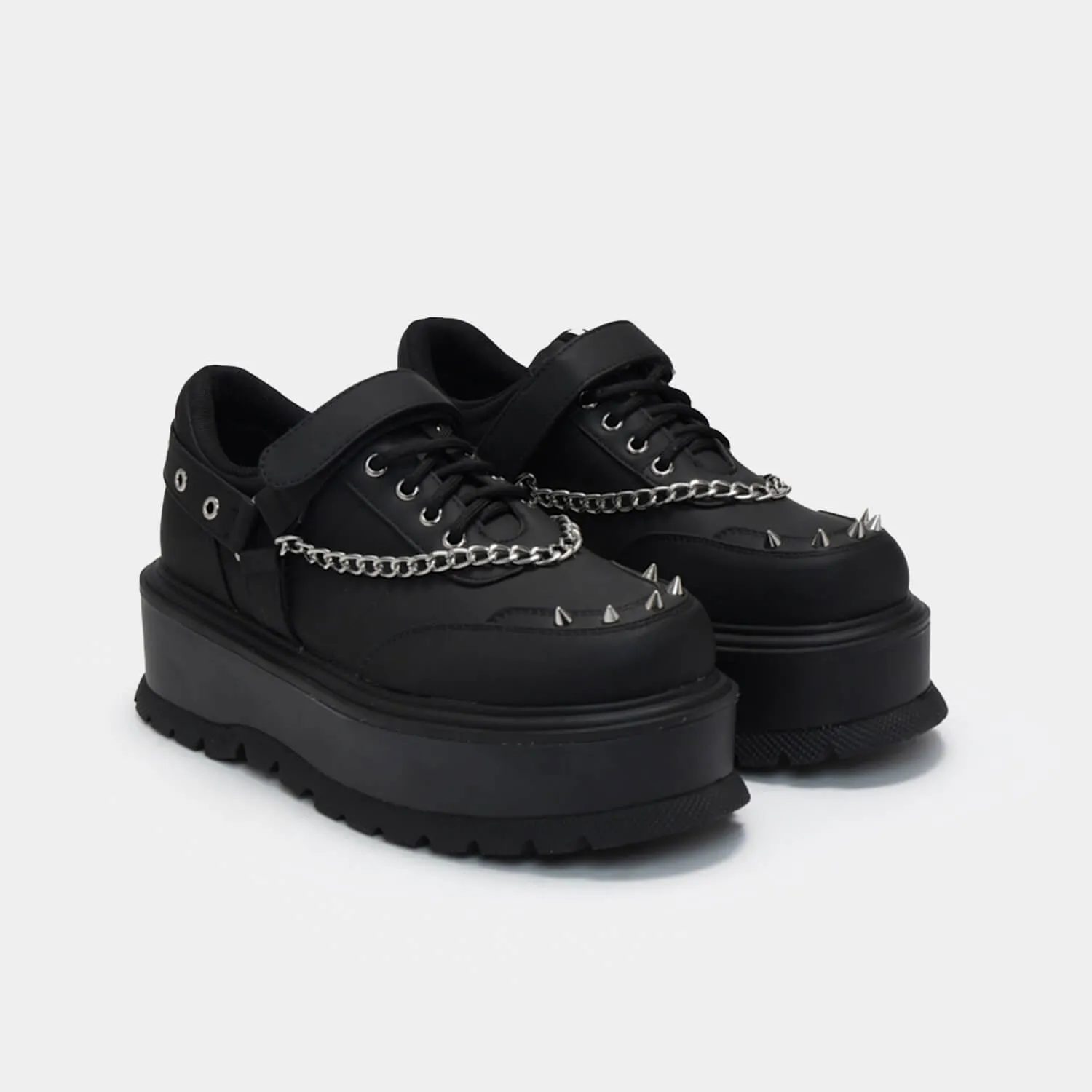 Retrograde Rebel Black Platform Shoes sold by Koi Footwear product image thumbnail 3