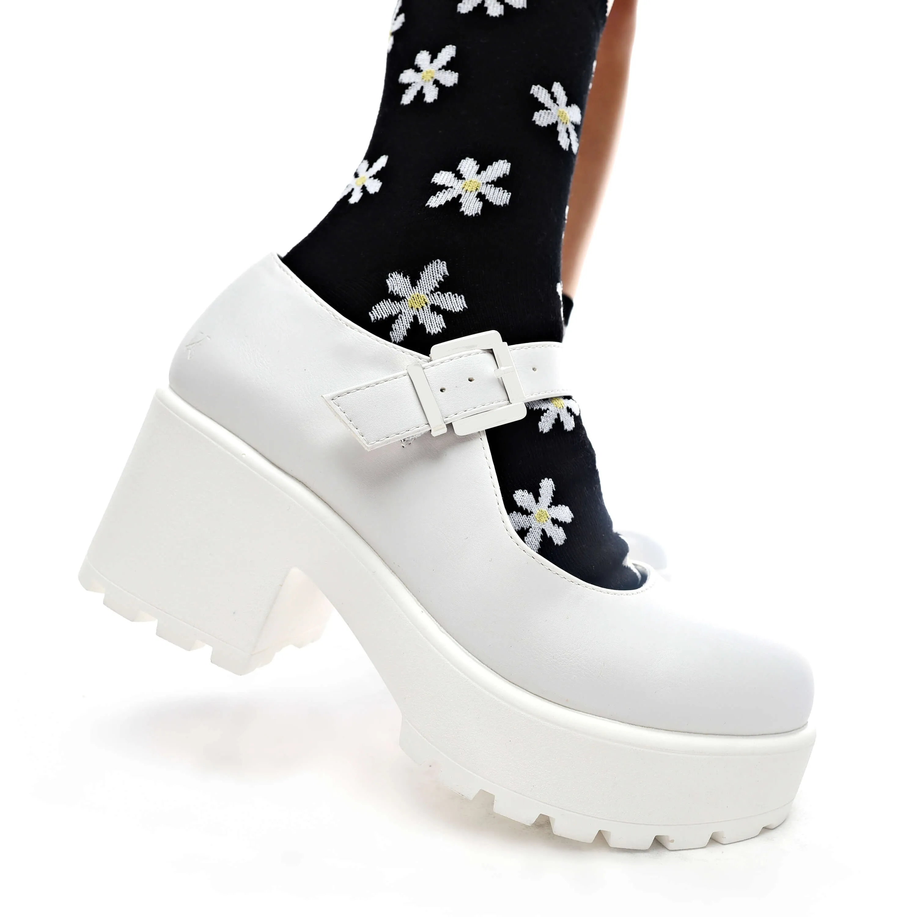 Tira Mary Jane Shoes 'White Washout Edition' sold by Koi Footwear product image thumbnail 3