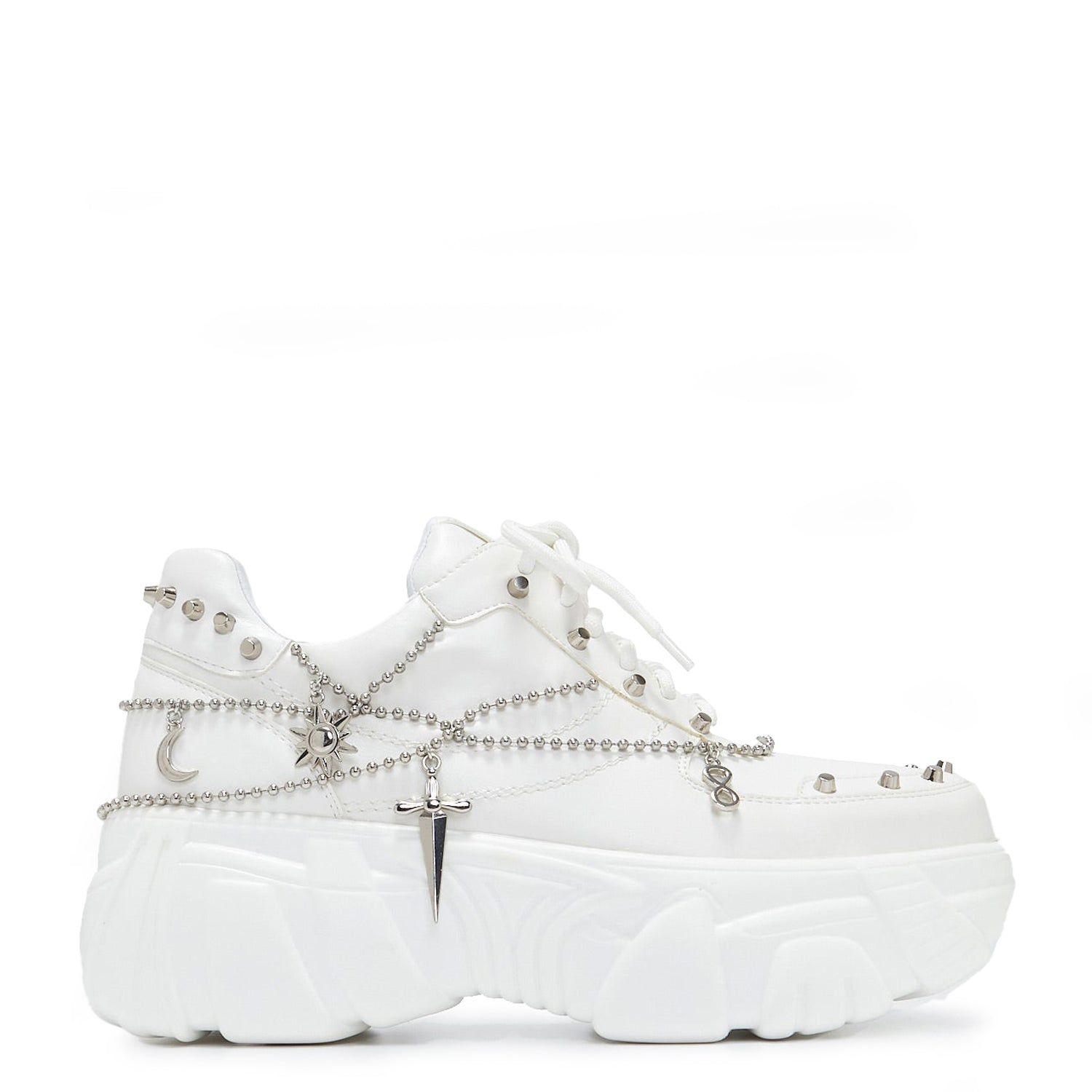 Jinx White Mystic Charm Trainers sold by Koi Footwear