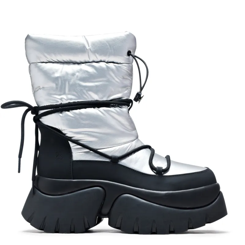 A Glass Mirage Snow Boots - Steel sold by Koi Footwear