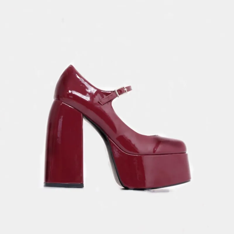 Bitter Mauve Platform Heels sold by Koi Footwear