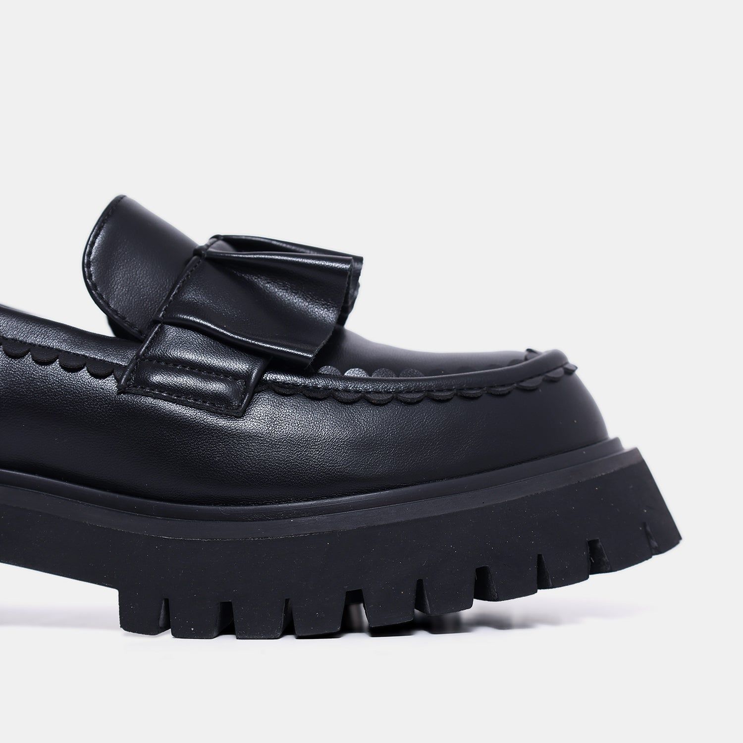 Willow Black Ruffle Loafers sold by Koi Footwear product image thumbnail 5