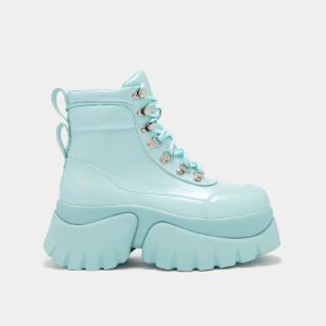 Gooey Baby Blue 'Monster' Platform Boots sold by Koi Footwear