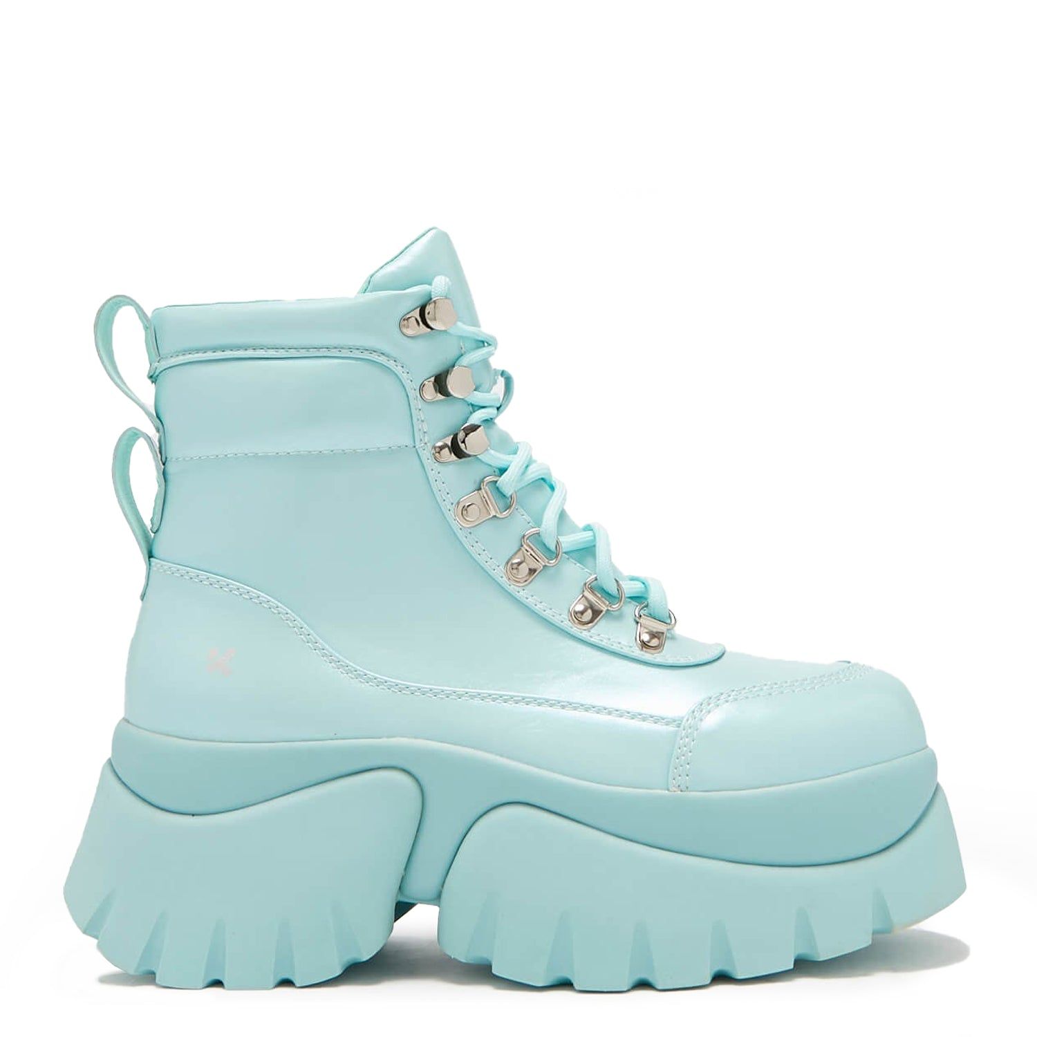 Gooey Baby Blue Platform Boots sold by Koi Footwear