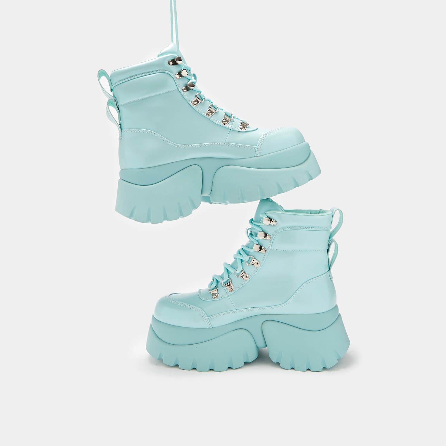 Gooey Baby Blue Platform Boots sold by Koi Footwear product image thumbnail 4