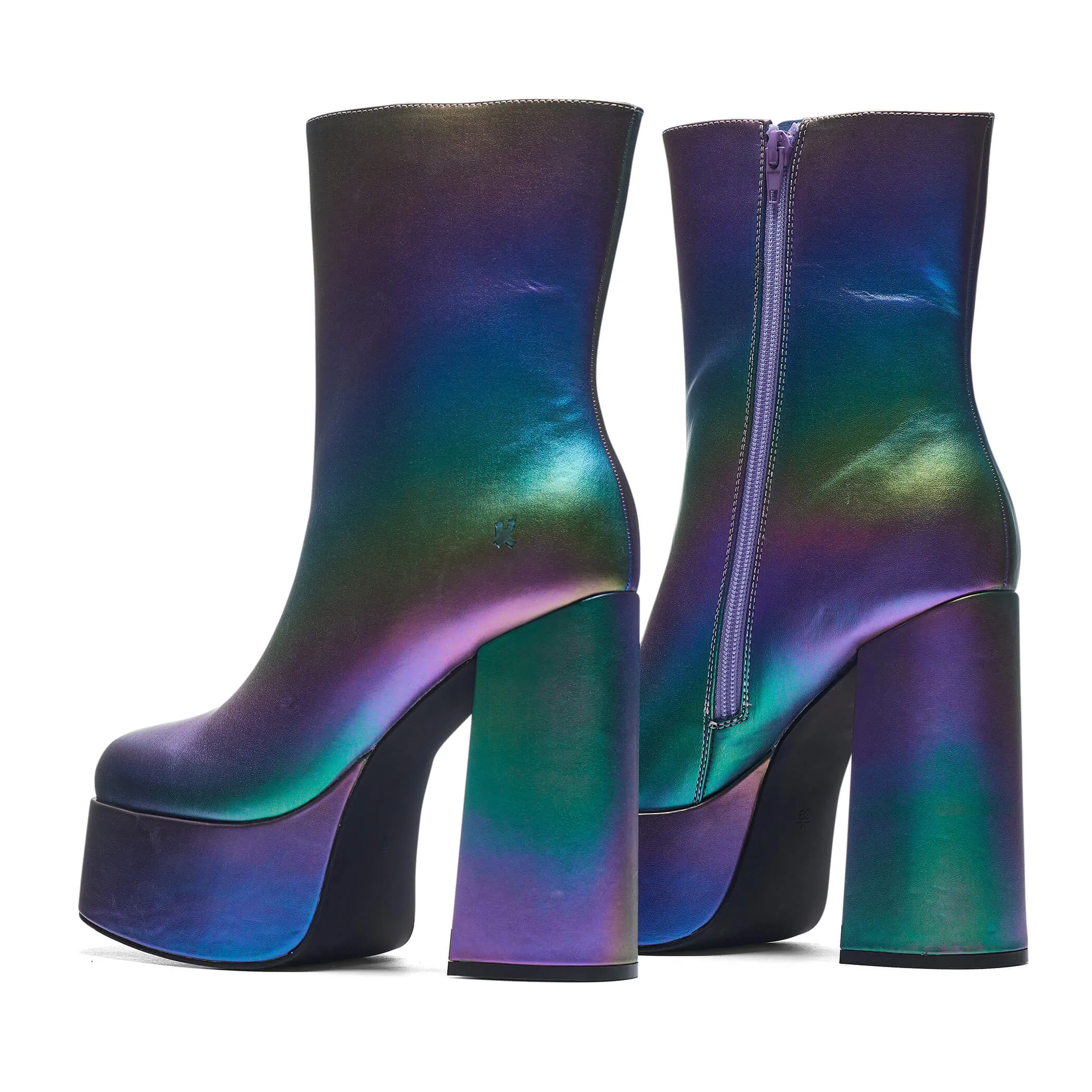 A Toiled Atmosphere Platform Boots - Neptune sold by Koi Footwear product image thumbnail 4
