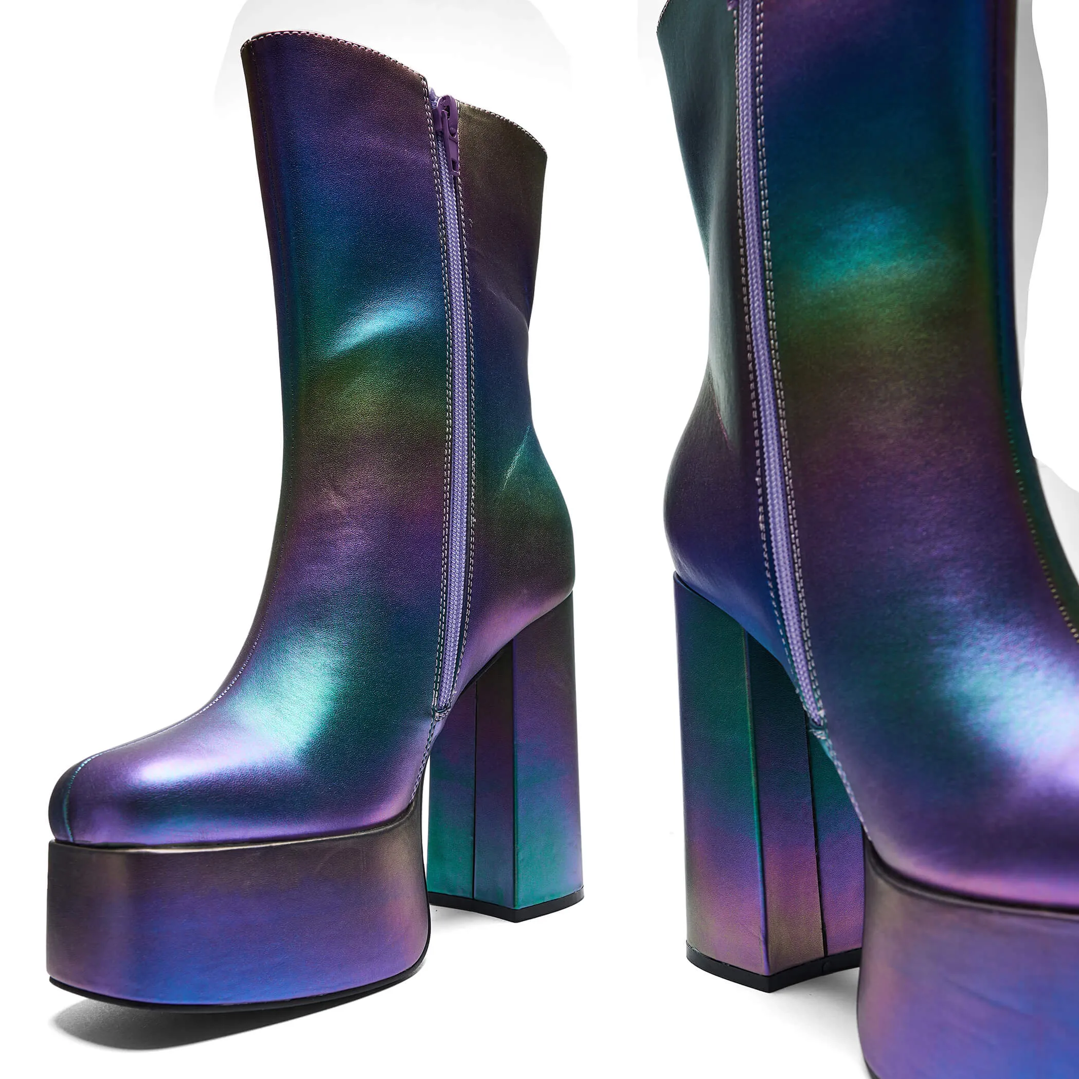A Toiled Atmosphere Platform Boots - Neptune sold by Koi Footwear product image thumbnail 5