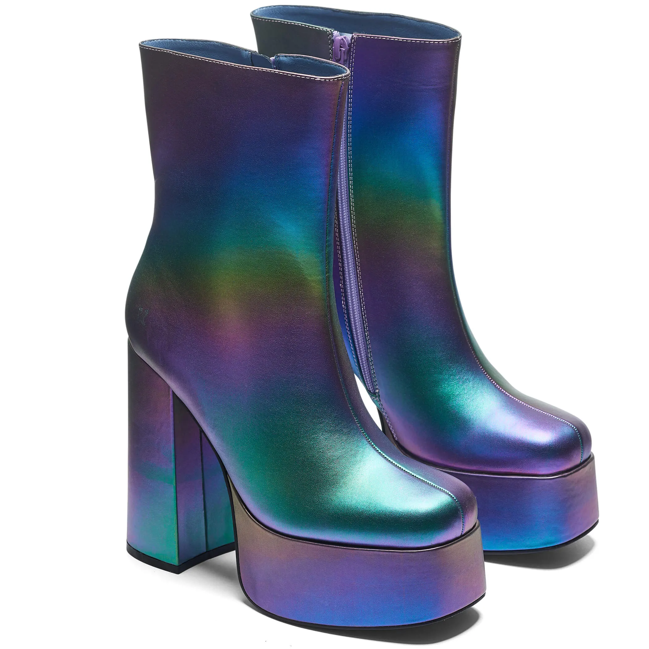 A Toiled Atmosphere Platform Boots - Neptune sold by Koi Footwear product image thumbnail 3