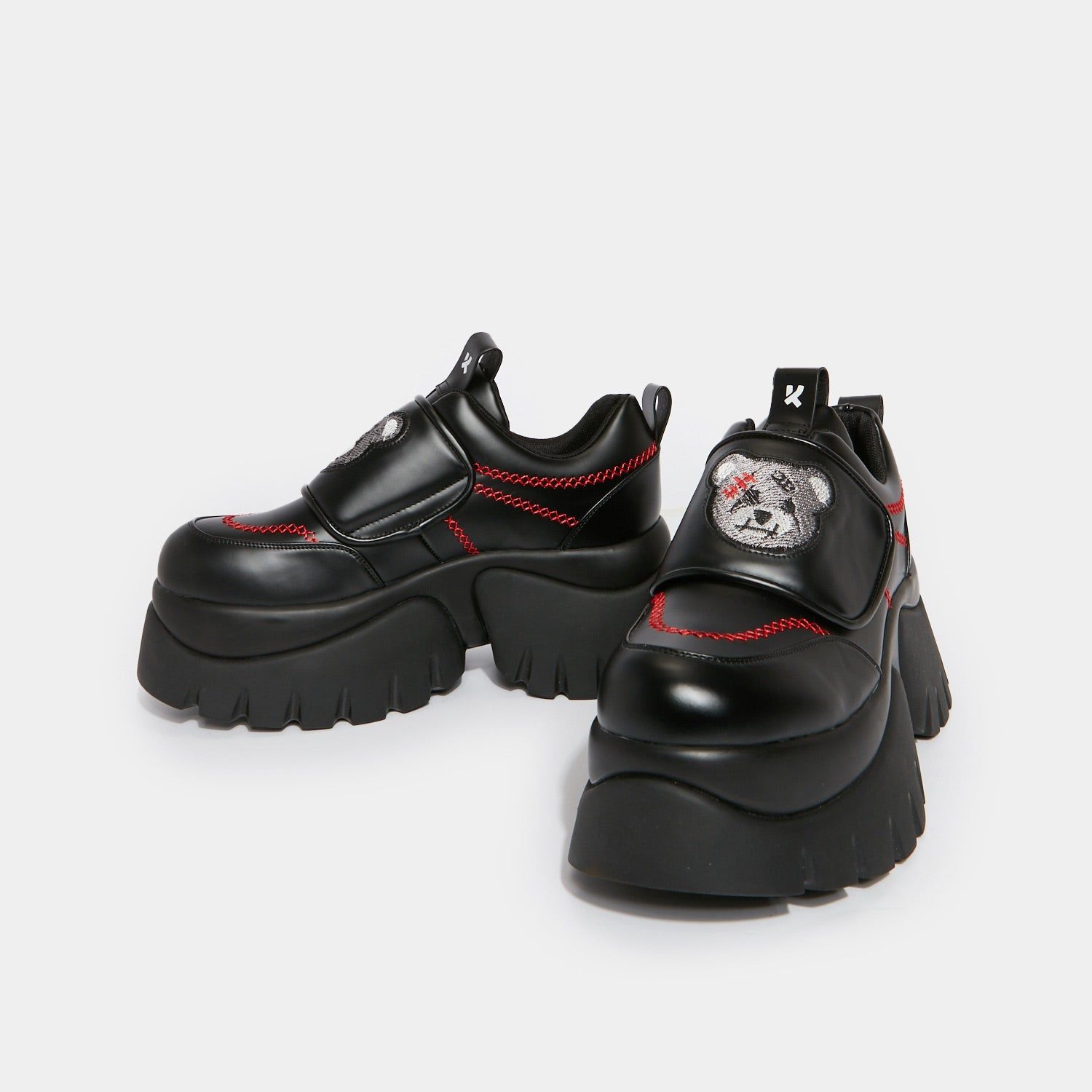The Terror Of Monakuma Black Vilun Platform Trainers sold by Koi Footwear product image thumbnail 2