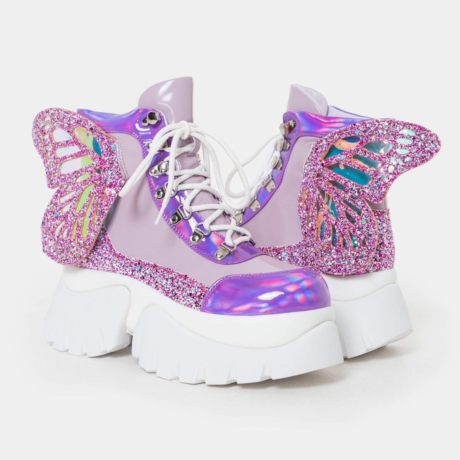 Wings of a Purple Eyed Pixie Boots sold by Koi Footwear product image thumbnail 3