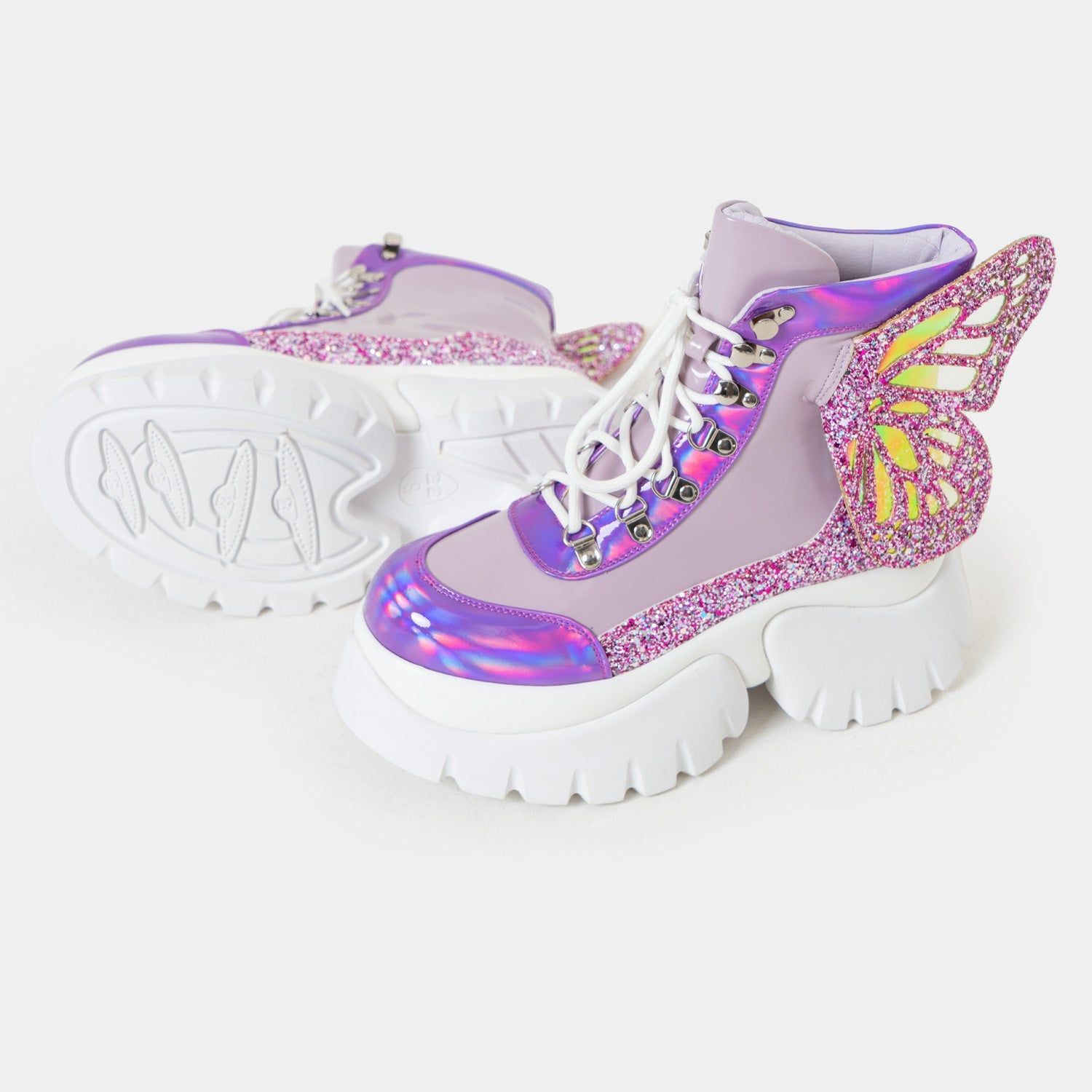 Wings of a Purple Eyed Pixie Boots sold by Koi Footwear product image thumbnail 4