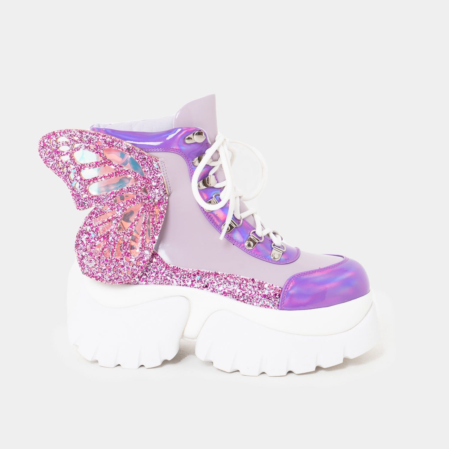 Wings of a Purple Eyed Pixie Boots sold by Koi Footwear